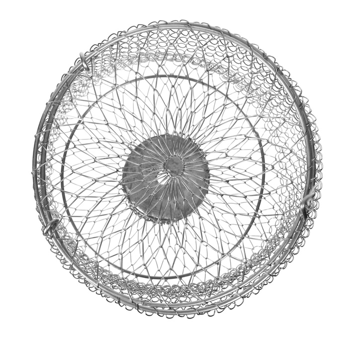 Кормушка металлическая оцинкованная, 2 л