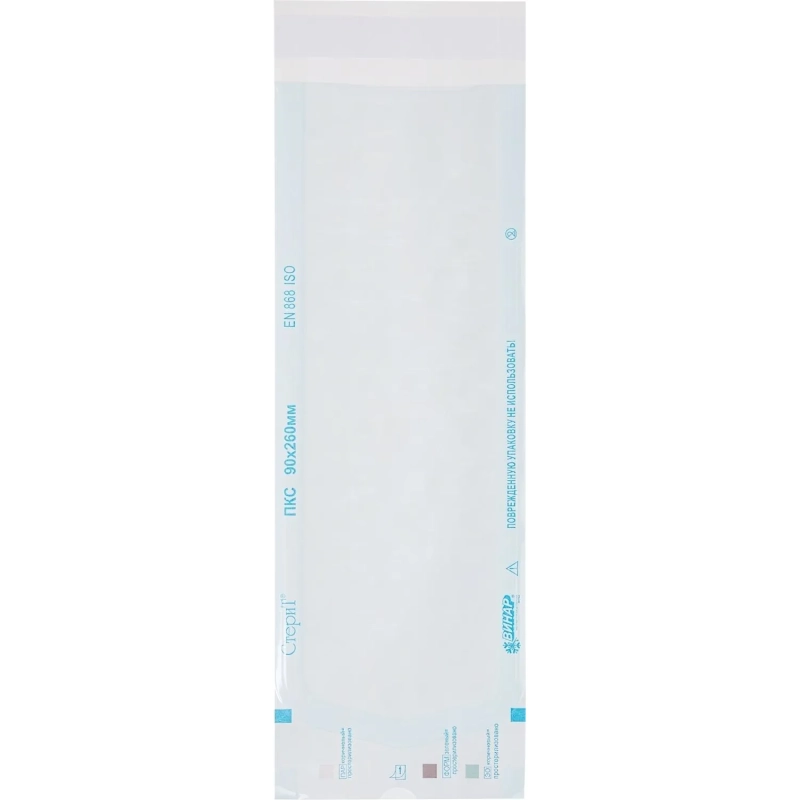 Пакет для стерилизации комбинир. 90 х 260 мм самокл. 100 шт/уп СтериТ