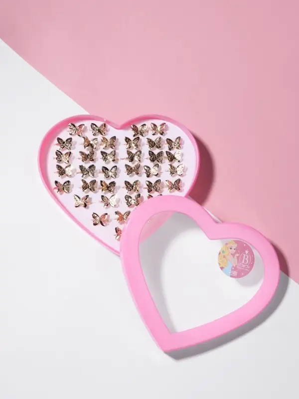 Кольцо детское Выбражулька «Бабочка ажурная», цвет золото, безразмерное Кольцо детское Выбражулька «Бабочка ажурная», цвет золото, безразмерное