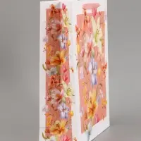 Пакет подарочный &laquo;Цветы&raquo;, 31&times;40&times;11.5 см