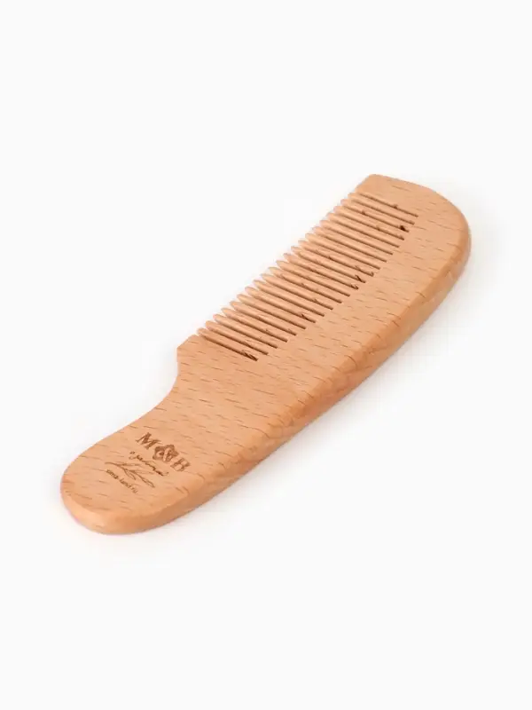 Набор деревянных расчесок детских с натуральной щетиной, 2 шт в коробке, M&B Набор деревянных расчесок детских с натуральной щетиной, 2 шт в коробке, M&B