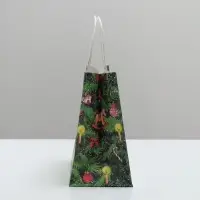 Пакет подарочный новогодний крафтовый &laquo;Новогодняя ёлочка&raquo;, 22&times;25&times;12 см