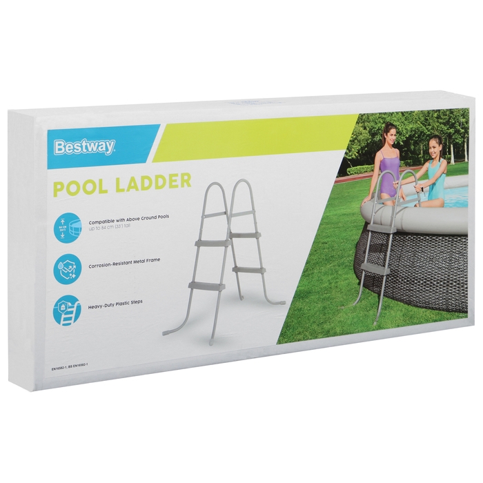 Лестница для бассейнов, высота 84 см, 58430 Bestway Лестница для бассейнов, высота 84 см, 58430 Bestway