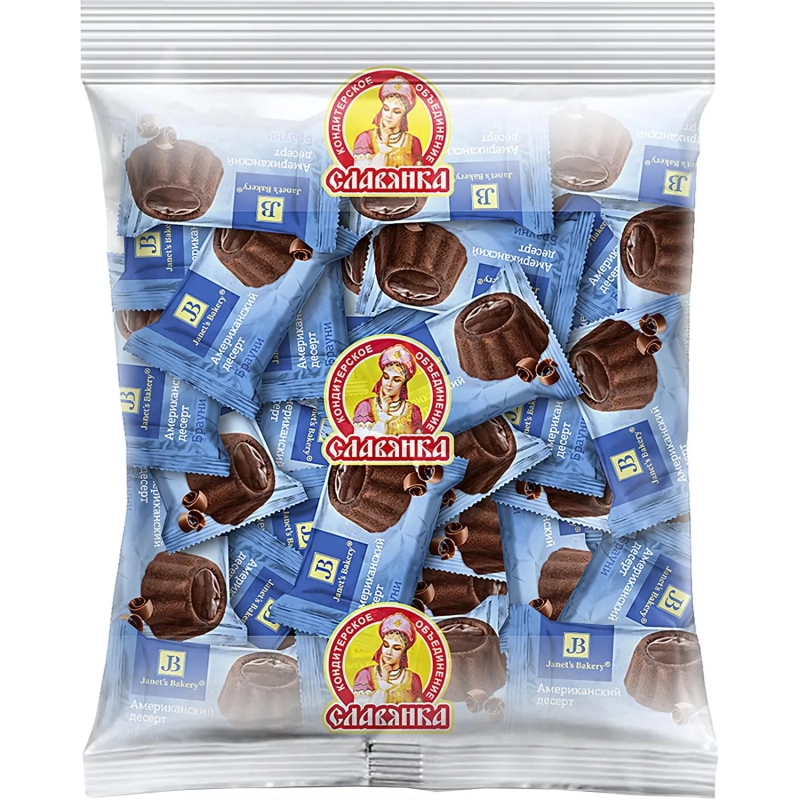 Пирожное Janets Bakery Американский Брауни, 500г