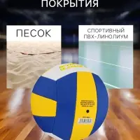 Волейбольный мяч MINSA, машинная сшивка, 18 панелей, р. 5, TPU