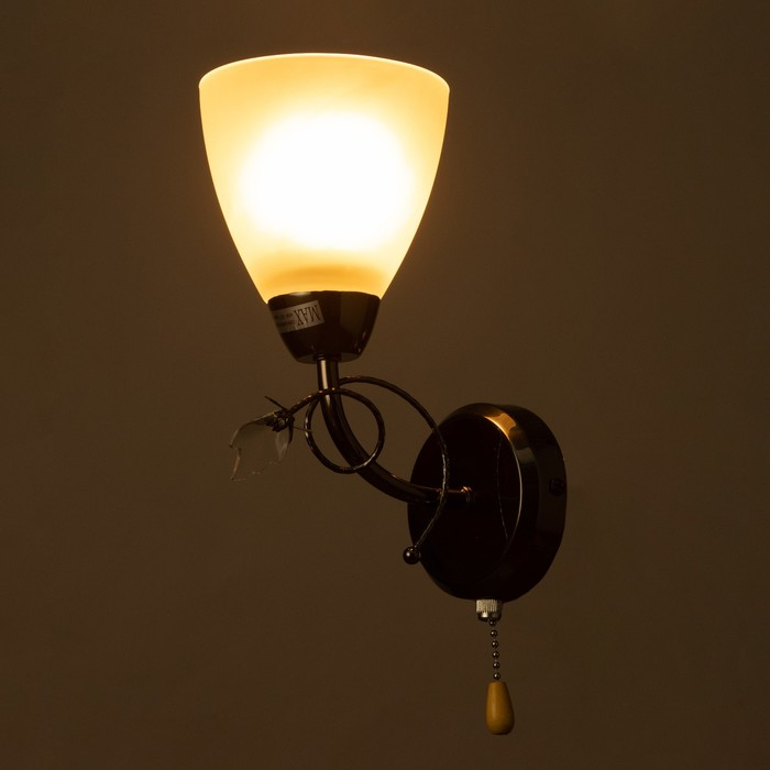 Бра Бра "Милана" 1x40Вт E27 черный 16х11х24 см