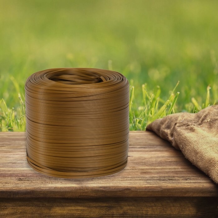 Ротанг искусственный 6 мм 500 м волна (бронза металлик) Ротанг искусственный 6 мм 500 м волна (бронза металлик)