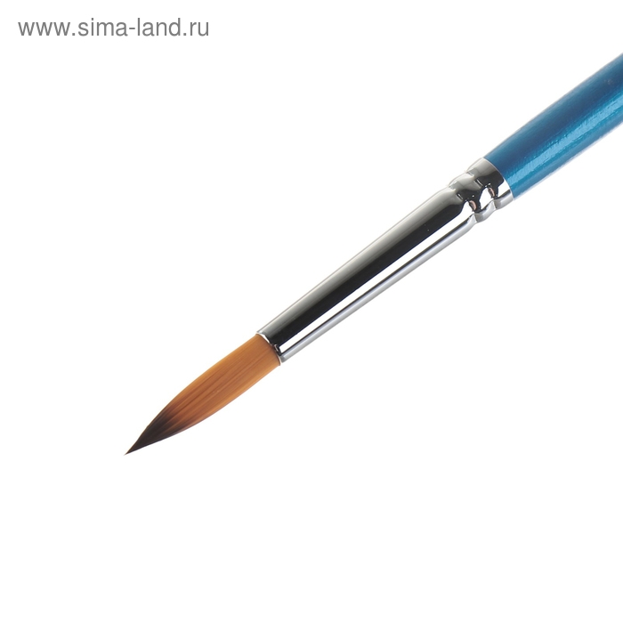 Кисть синтетика, круглая №7, Кисть синтетика, круглая №7, "Гамма"