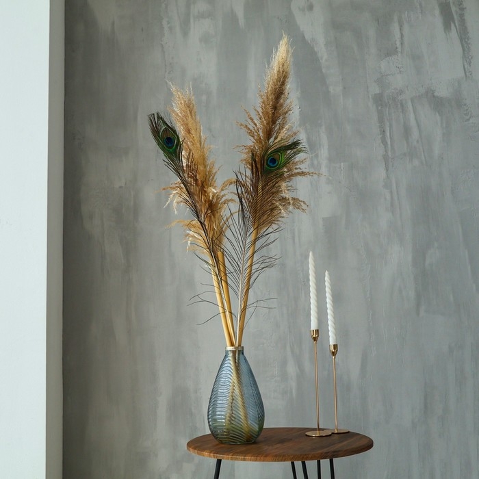 Перо павлина для декора, 1 шт. Перо павлина для декора, 1 шт.