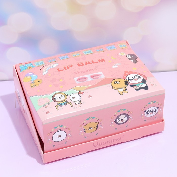 Вазелин для губ Вазелин для губ "Зверятки", микс цветов и ароматов