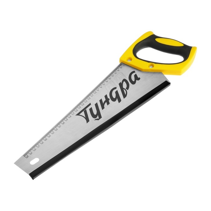 Ножовка ТУНДРА по ламинату, зуб каленый универсальный, 14-15 TPI, 350 мм Ножовка ТУНДРА по ламинату, зуб каленый универсальный, 14-15 TPI, 350 мм