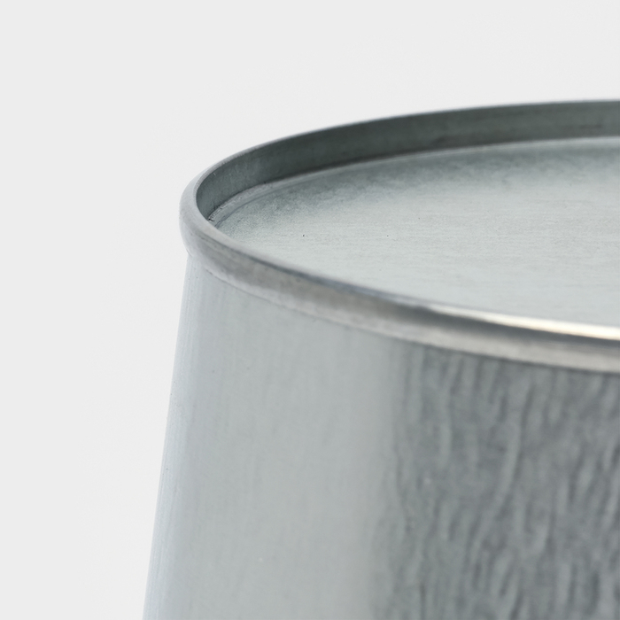 Вазон оцинкованный с ручками, 7 л, h=29 см, ГОСТ