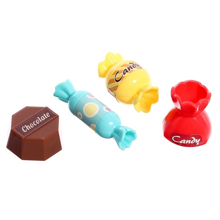 Продуктовая тележка «Шопинг» с продуктами, 42 предмета Продуктовая тележка «Шопинг» с продуктами, 42 предмета