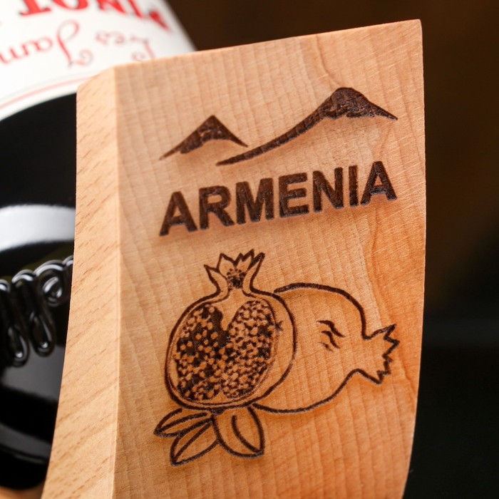 Подставка для вина деревянная  Подставка для вина деревянная "Баланс", микс, Армения