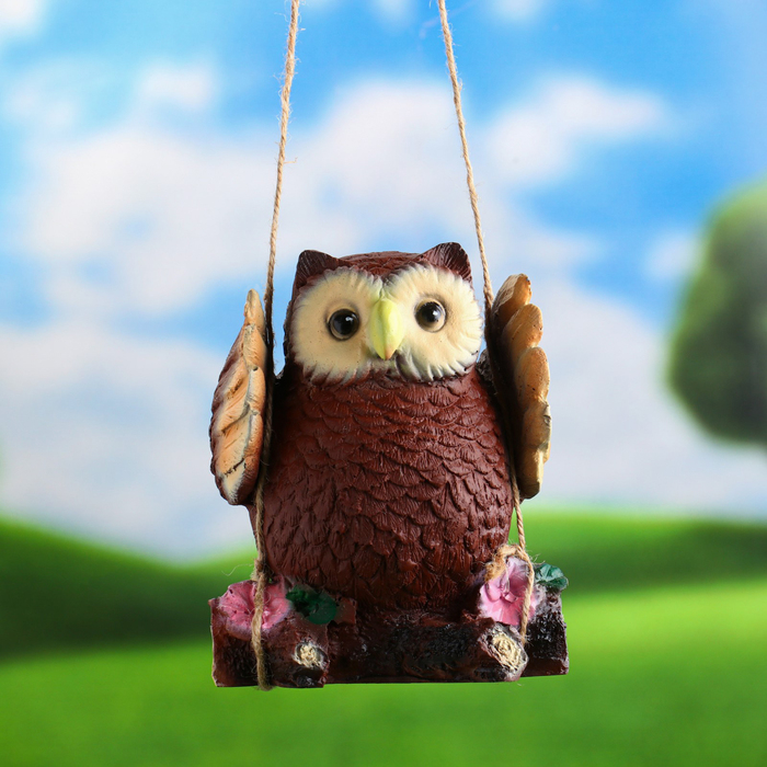 Подвесной декор Подвесной декор "Совенок", 12х14х15см