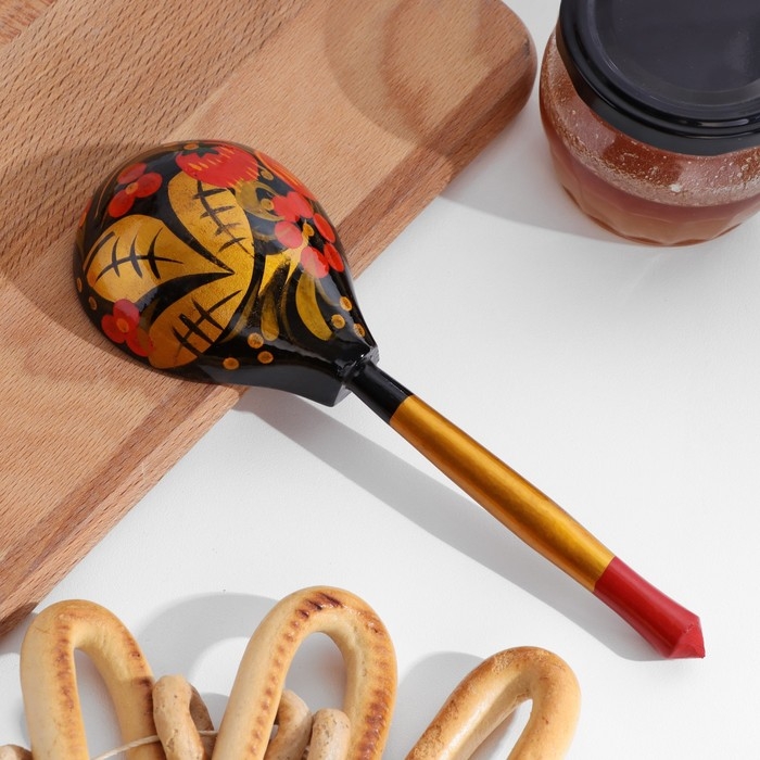 Ложка полубаская &laquo;Традиционная&raquo;, 19&times;6 см, микс