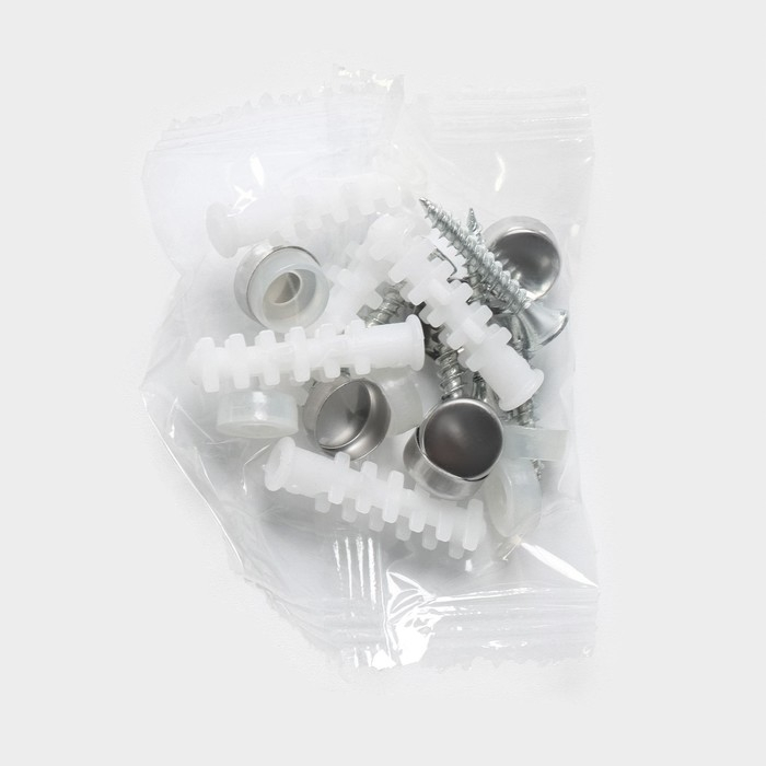 Полка откидная с держателем полотенец, 4 крючка, 58×25×13 см, цвет хром