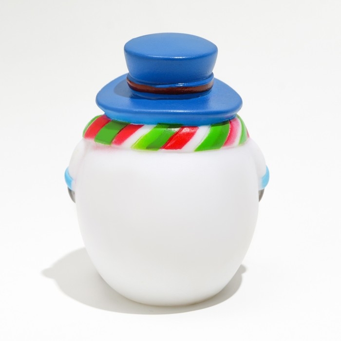 Игрушка пищащая для собак Игрушка пищащая для собак "Снеговик", виниловая, 6,7 х 8,5 см