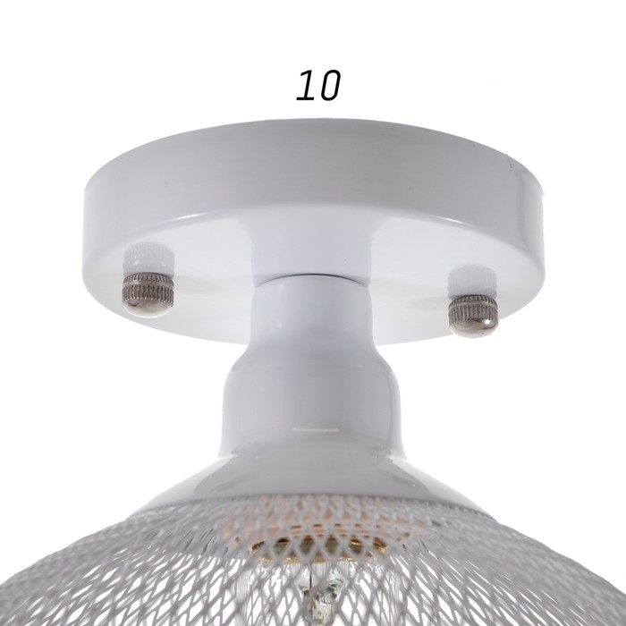 Светильник Светильник "Шар" 1х40Вт E27 белый 22х22х22 см BayerLux