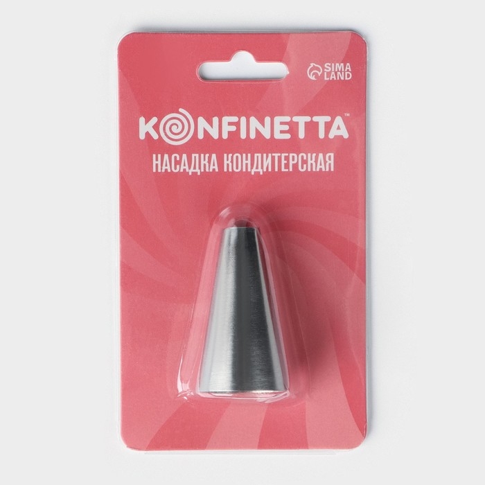 Насадка кондитерская KONFINETTA «Круг», d=2,3 см, выход 0,8 см, нержавеющая сталь Насадка кондитерская KONFINETTA «Круг», d=2,3 см, выход 0,8 см, нержавеющая сталь