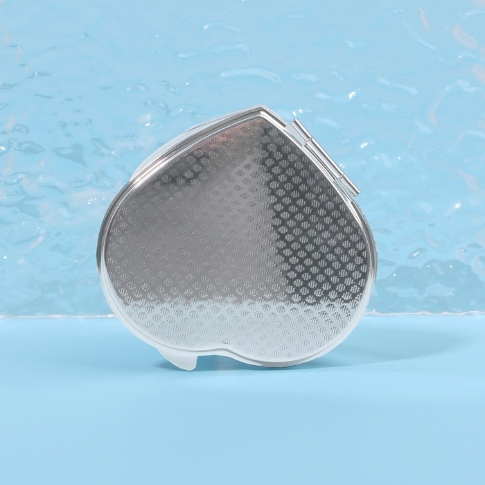 Зеркало складное, 7 × 6 см, цвет серебристый Зеркало складное, 7 × 6 см, цвет серебристый