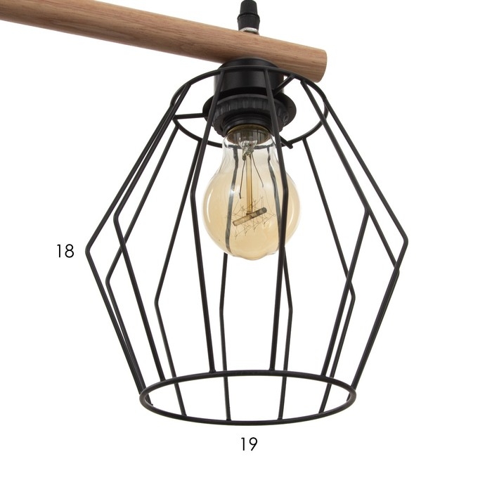 Светильник 2097/4BK E27 40Вт черный 70х50х90 см BayerLux