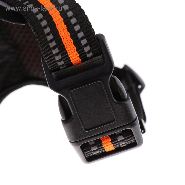 Шлейка улучшенная К7 мягкая светоотражающая, размер S, ОГ 44-55 см, вес 5-9 кг, оранжевая Шлейка улучшенная К7 мягкая светоотражающая, размер S, ОГ 44-55 см, вес 5-9 кг, оранжевая