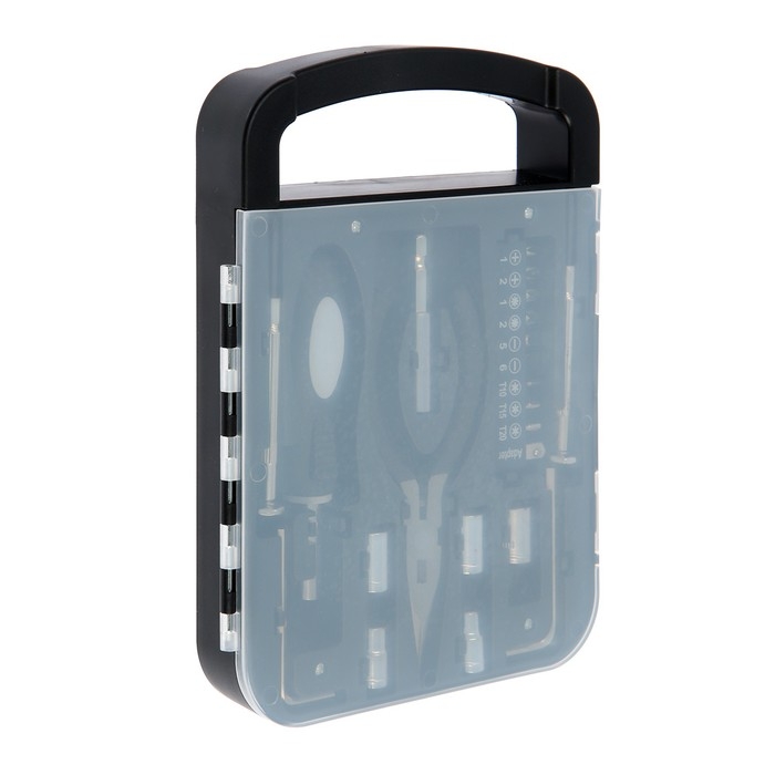 Набор инструментов ТУНДРА, подарочный пластиковый кейс Набор инструментов ТУНДРА, подарочный пластиковый кейс "Z", 22 предмета