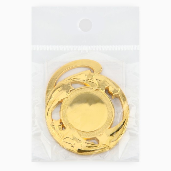 Медаль под нанесение 187, «Звезды», d= 5 см. Цвет золото. Без ленты Медаль под нанесение 187, «Звезды», d= 5 см. Цвет золото. Без ленты