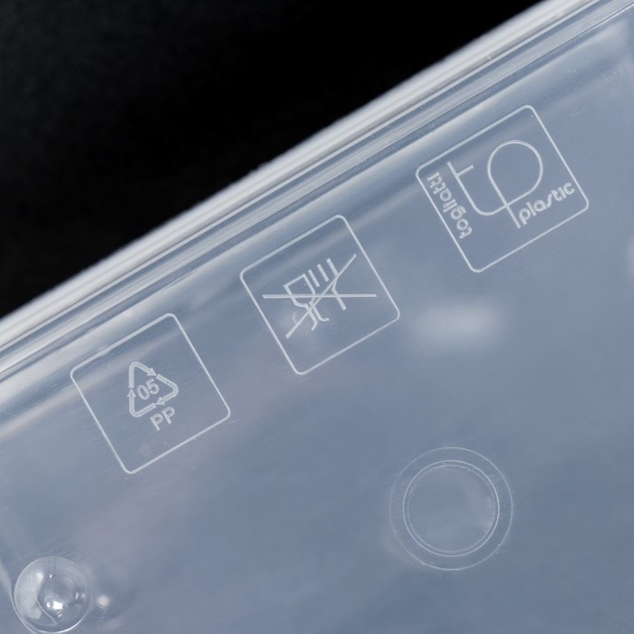 Короб для хранения обуви «Реноме», 32×19×10,5 см, цвет прозрачный