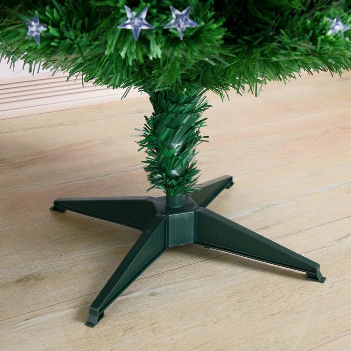 Ёлка фиброоптическая Ёлка фиброоптическая "Звезда" 120 см, d нижнего яруса 65 см, 125 веток мод.T797V12-120