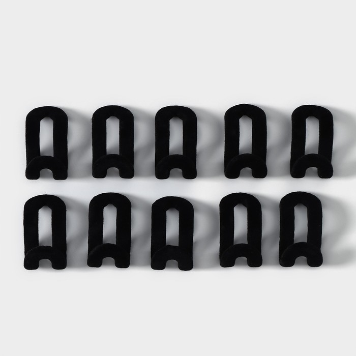 Крючки для вешалок, набор 10 шт, 5×3×3,4 см, цвет МИКС Крючки для вешалок, набор 10 шт, 5×3×3,4 см, цвет МИКС