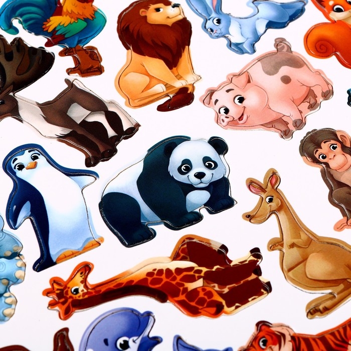 Развивающие магниты «Животные» Развивающие магниты «Животные»