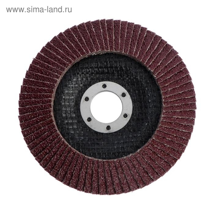 Круг лепестковый торцевой конический ЛОМ, 125 х 22 мм, Р40 Круг лепестковый торцевой конический ЛОМ, 125 х 22 мм, Р40