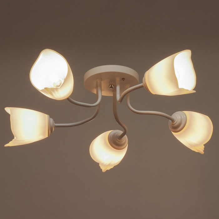 Люстра 1341001/5WT E27 15Вт белый BayerLux