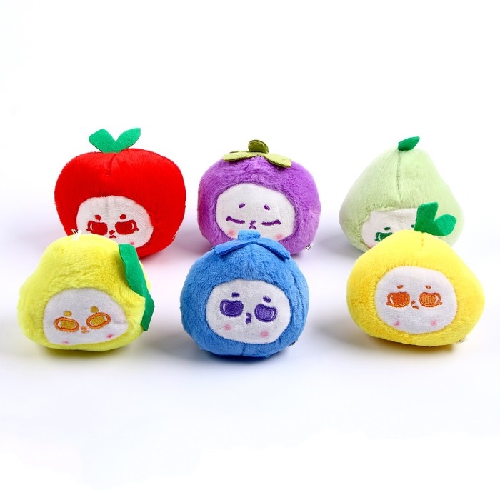 Мягкая игрушка «Брелок. Фруктики», 8 см, вид МИКС
