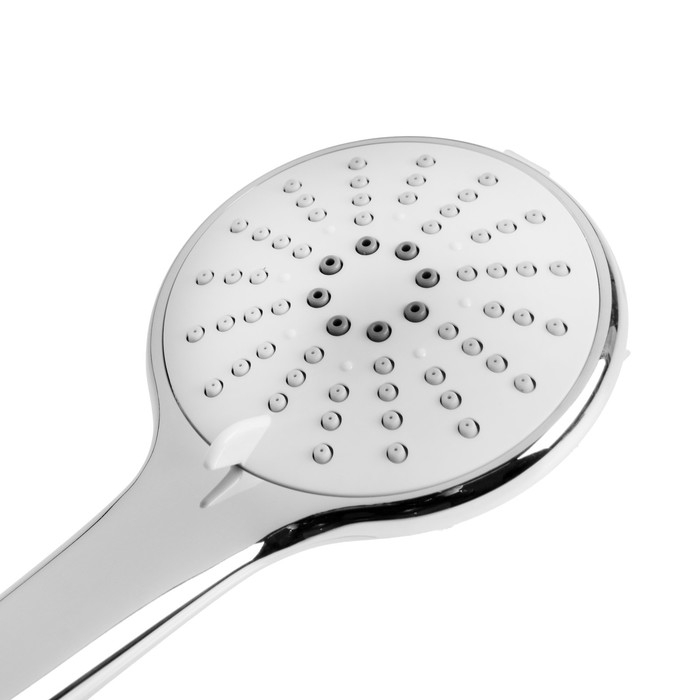 Душевая лейка ZEIN Z0211, 3 режима, большая, пластик, цвет хром Душевая лейка ZEIN Z0211, 3 режима, большая, пластик, цвет хром