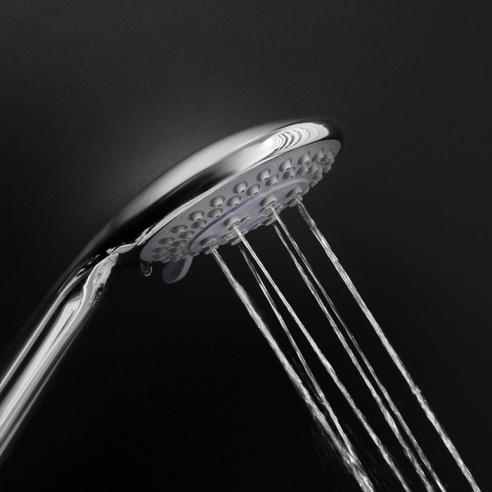 Душевая лейка ZEIN Z0502, 5 режимов, средняя, d=95 мм, пластик, цвет хром Душевая лейка ZEIN Z0502, 5 режимов, средняя, d=95 мм, пластик, цвет хром