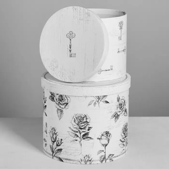 Набор коробок 5 в 1, упаковка подарочная, &laquo;Шебби&raquo;, 13&times;14‒19.5&times;22 см