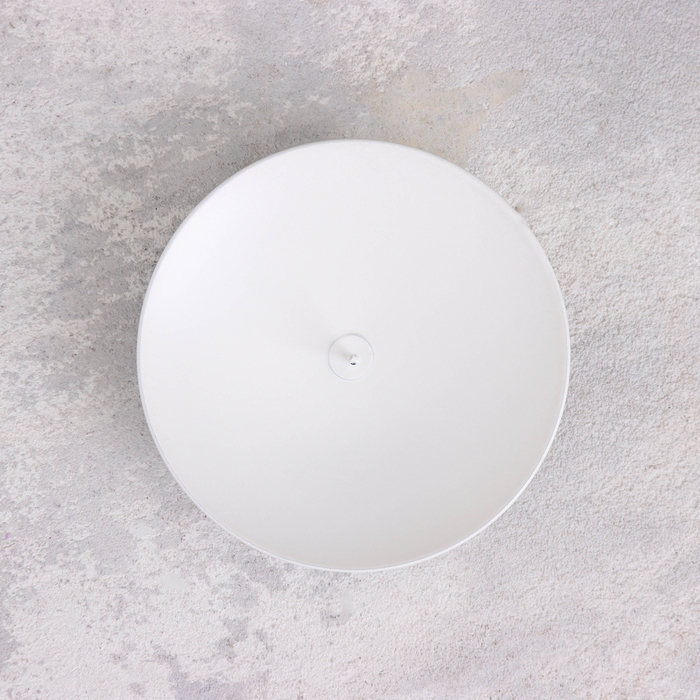 Подсвечник  Подсвечник "Лотос" металл на 1 свечу, 7,5х2 см, белый