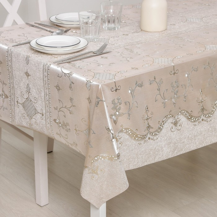 Клеёнка на стол «Ромбики», на тканевой основе, рулон 20 метров, ширина 137 см, толщина 0,25 мм Клеёнка на стол «Ромбики», на тканевой основе, рулон 20 метров, ширина 137 см, толщина 0,25 мм