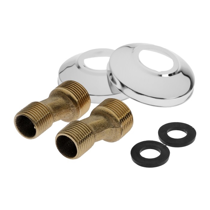 Смеситель для ванны ZEIN Z3850, двухвентильный, душевой набор, лейка 5 режимов, хром Смеситель для ванны ZEIN Z3850, двухвентильный, душевой набор, лейка 5 режимов, хром