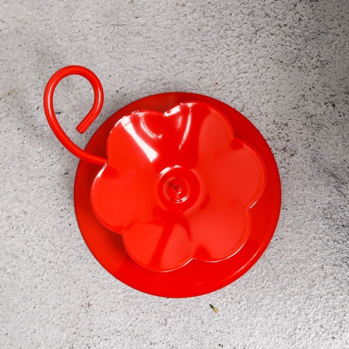 Подсвечник Подсвечник "Цветок Н" металл на 1 свечу, 9х3,5 см, красный