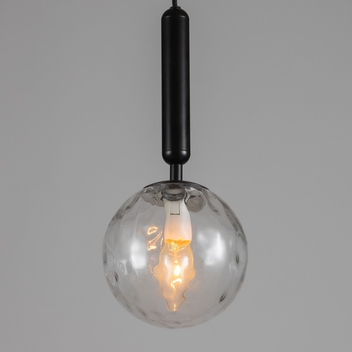 Светильник BayerLux Светильник BayerLux "Джавиер" Е14 40Вт черно-прозрачный 15х15х35-185 см