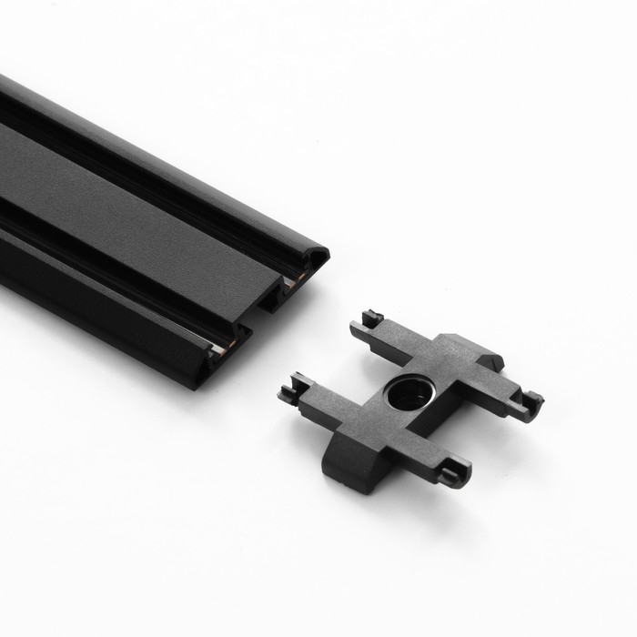 Коннектор прямой SLIM Коннектор прямой SLIM "I-образный" 4-жильный черный 0,7х4х2см