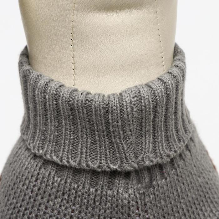 Свитер  Свитер "Олень на сером", 3XL (ДС 46, ОШ 46, ОГ 38-64 см)