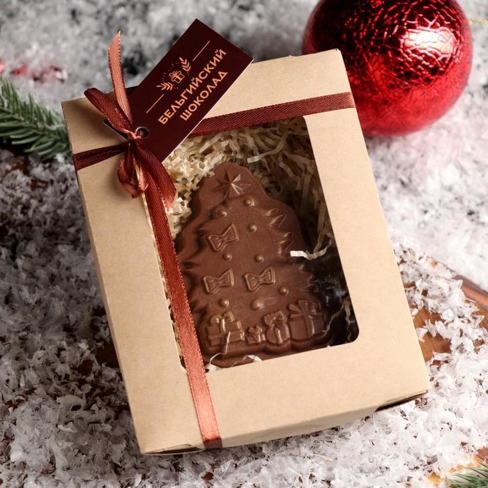 Шоколадная фигурка Шоколадная фигурка "Елочка", 80 г