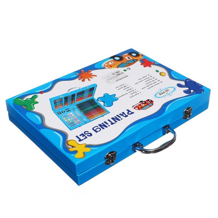 Набор для рисования в голубой коробке Набор для рисования в голубой коробке