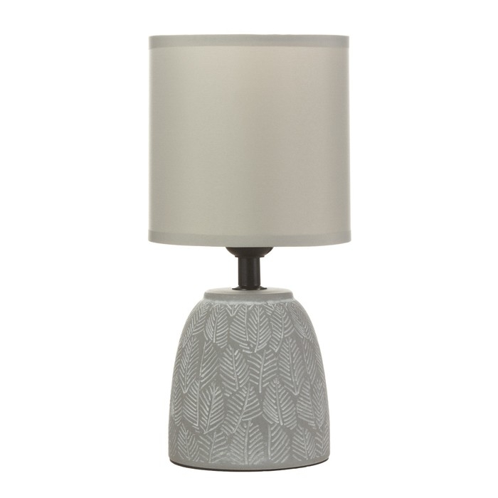 Настольная лампа Настольная лампа "Линси" Е27 40Вт серый 13х13х27,5 см