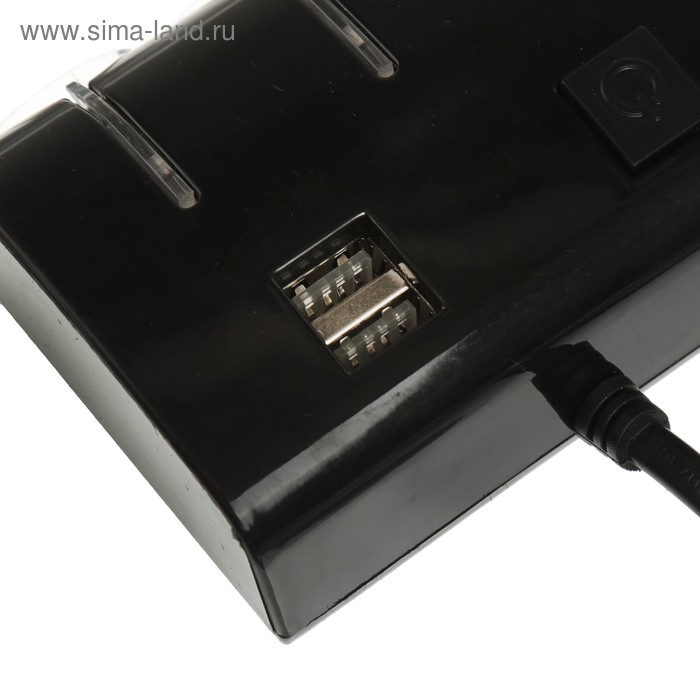 Разветвитель прикуривателя, 3 гнезда, 2 USB 1 А, 60 Вт, 12/24 В, подсветка, провод 70 см Разветвитель прикуривателя, 3 гнезда, 2 USB 1 А, 60 Вт, 12/24 В, подсветка, провод 70 см